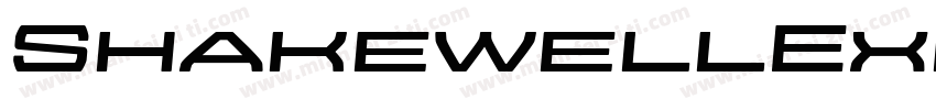 ShakewellExpBlack Oblique字体转换